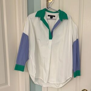 Colorblock Long Sleeve Shirt